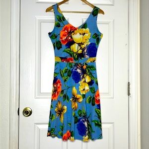 Gilli blue/green/red/yellow women’s dress
